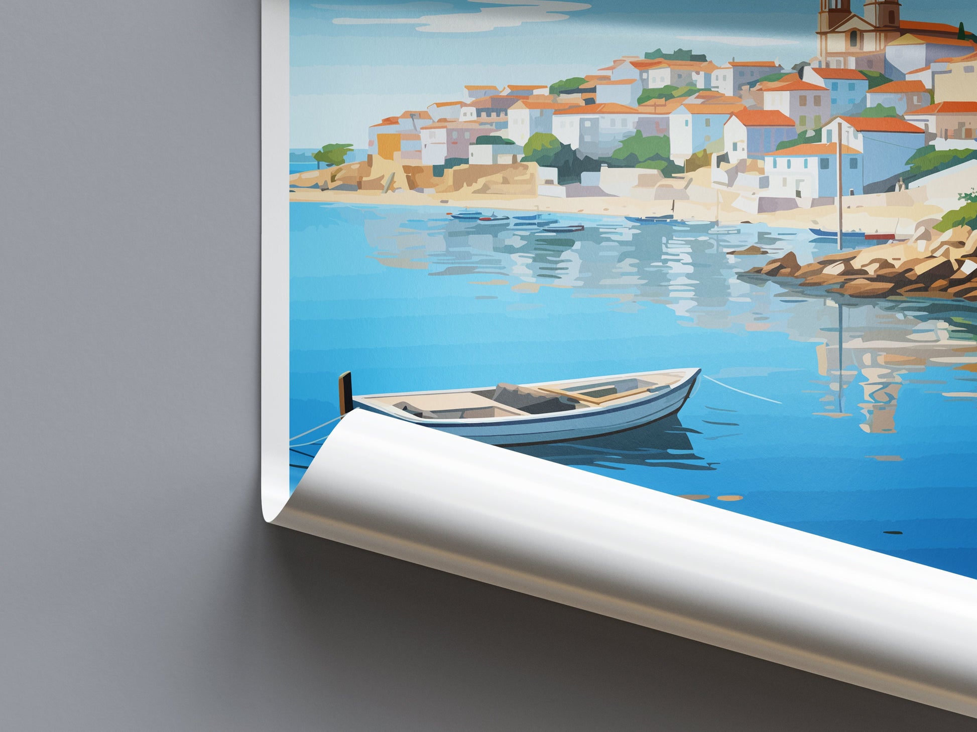 Sines Travel Print Wall Art Sines Wall Hanging Home Décor Sines Gift Art Lovers Portugal Art Lover Gift Sines Wall Décor