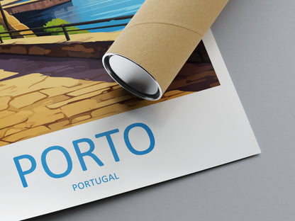 Porto Travel Print Wall Art Porto Wall Hanging Home Décor Porto Gift Art Lovers Portugal Art Lover Gift Porto Wall Décor Porto Travel Art