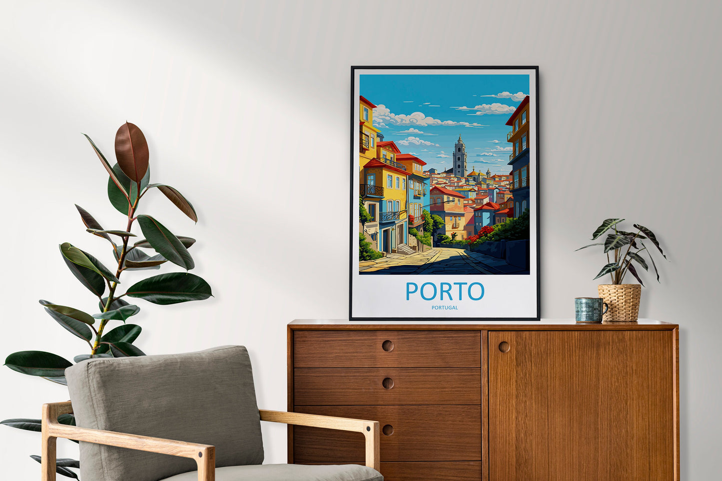 Porto Travel Print Wall Art Porto Wall Hanging Home Décor Porto Gift Art Lovers Portugal Art Lover Gift Porto Wall Décor Porto Travel Art