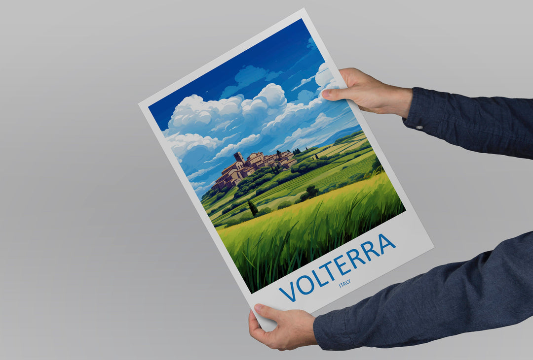 Volterra Travel Print Wall Art Volterra Italy Wall Hanging Home Decoration Volterra Gift Art Lovers Wall Art Print Volterra Italy