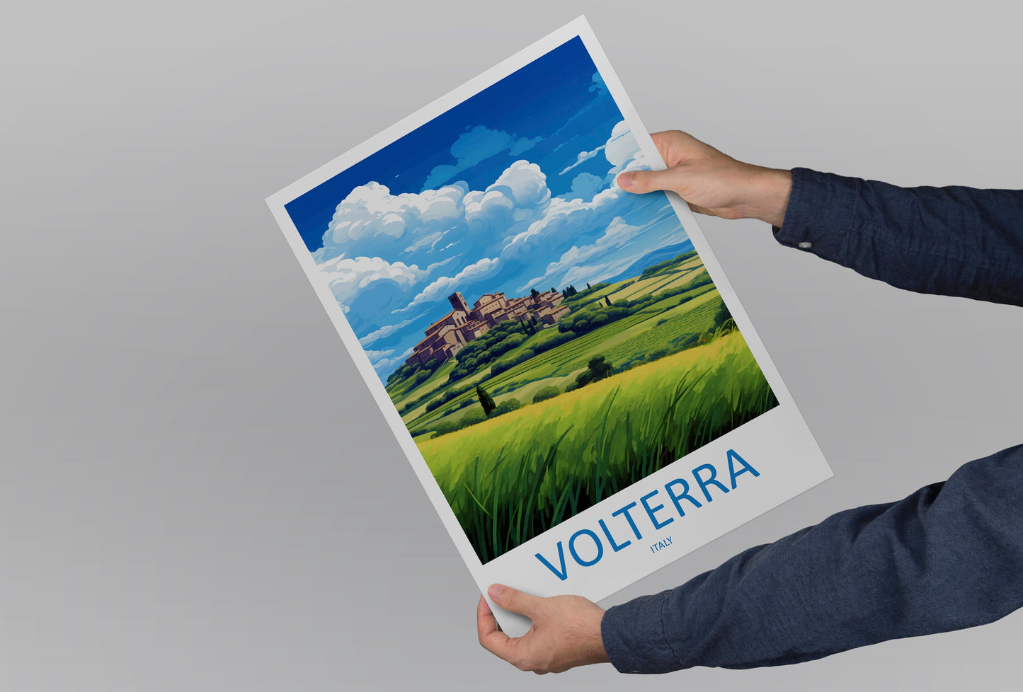 Volterra Travel Print Wall Art Volterra Italy Wall Hanging Home Decoration Volterra Gift Art Lovers Wall Art Print Volterra Italy