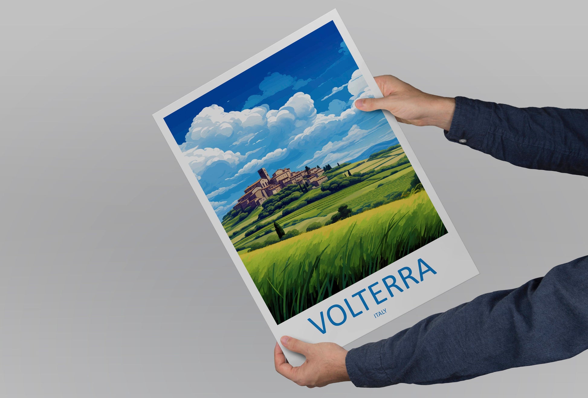 Volterra Travel Print Wall Art Volterra Italy Wall Hanging Home Decoration Volterra Gift Art Lovers Wall Art Print Volterra Italy