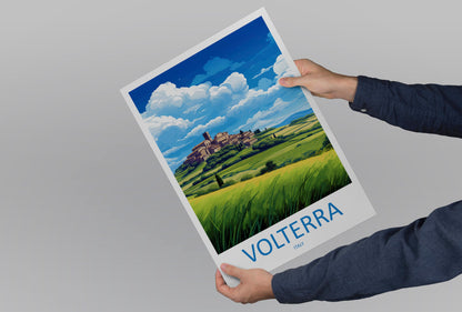 Volterra Travel Print Wall Art Volterra Italy Wall Hanging Home Decoration Volterra Gift Art Lovers Wall Art Print Volterra Italy