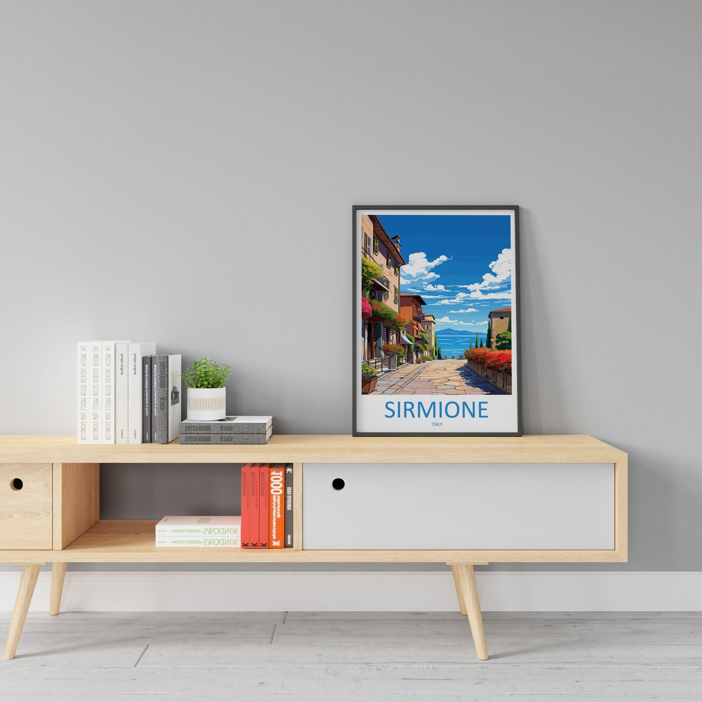 Sirmione Travel Print Wall Art Sirmione Italy Wall Hanging Home Decor Sirmione Gift Art Lovers Wall Art Print Sirmione Italy