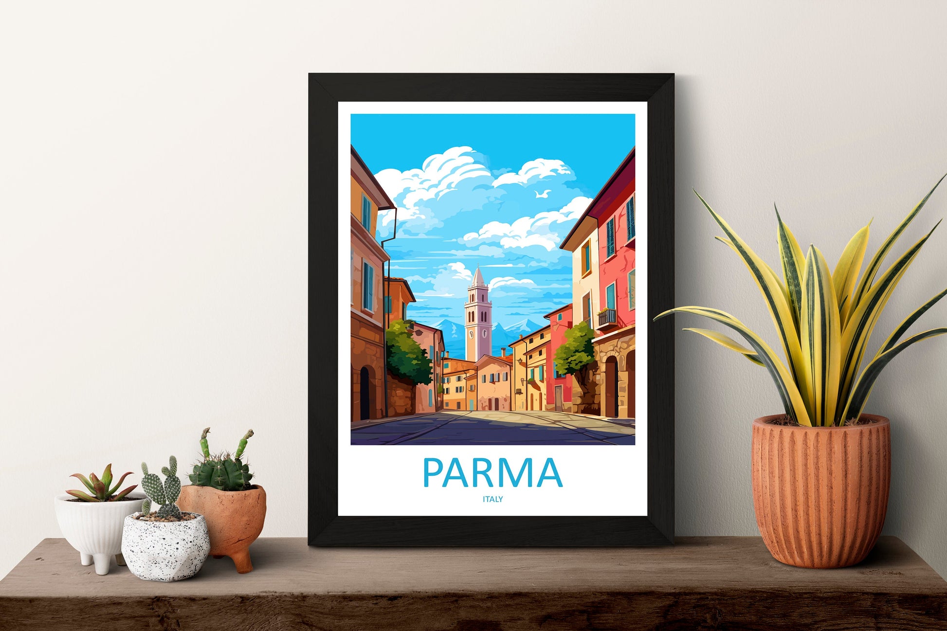Parma Travel Print Wall Art Parma Italy Wall Hanging Home Decor Parma Gift Art Lovers Wall Art Print Parma Italy