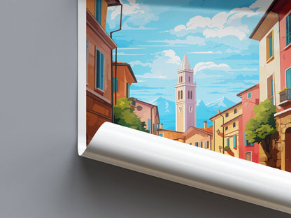 Parma Travel Print Wall Art Parma Italy Wall Hanging Home Decor Parma Gift Art Lovers Wall Art Print Parma Italy