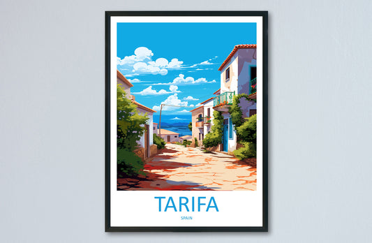 Tarifa Travel Print Wall Art Tarifa Wall Hanging Home Décor Tarifa Gift Art Lovers Spain Art Lover Gift Tarifa Print Spain Art