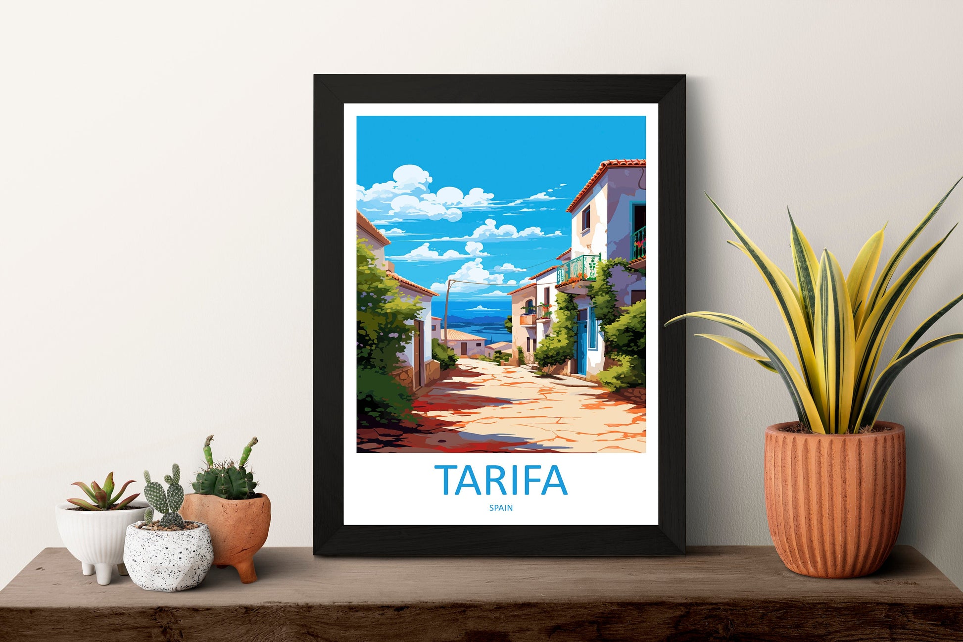 Tarifa Travel Print Wall Art Tarifa Wall Hanging Home Décor Tarifa Gift Art Lovers Spain Art Lover Gift Tarifa Print Spain Art
