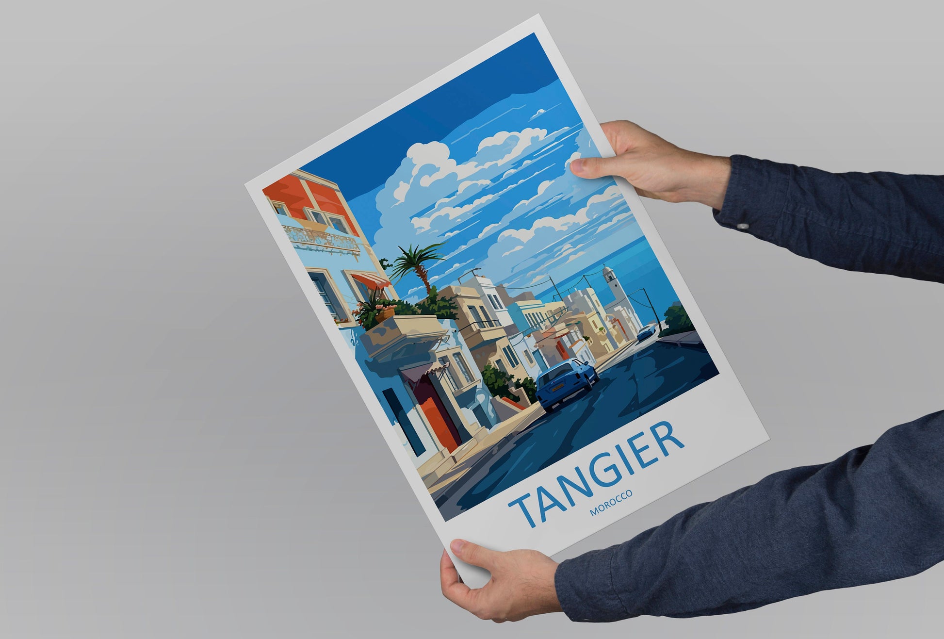 Tangier Travel Print Wall Art Tangier Wall Hanging Home Décor Tangier Gift Art Lovers Morocco Art Lover Gift Wall Art Morocco Art