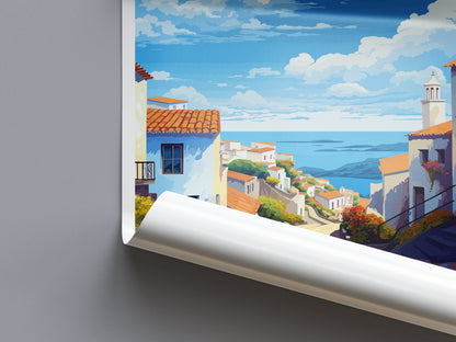 Óbidos Travel Print Wall Art Óbidos Wall Hanging Home Décor Óbidos Gift Art Lovers Portugal Art Lover Gift Óbidos Wall Décor
