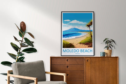 Moledo Beach Travel Print Wall Art Moledo Beach Wall Hanging Home Décor Moledo Beach Gift Art Lovers Portugal Art Lover Gift Moledo Beach