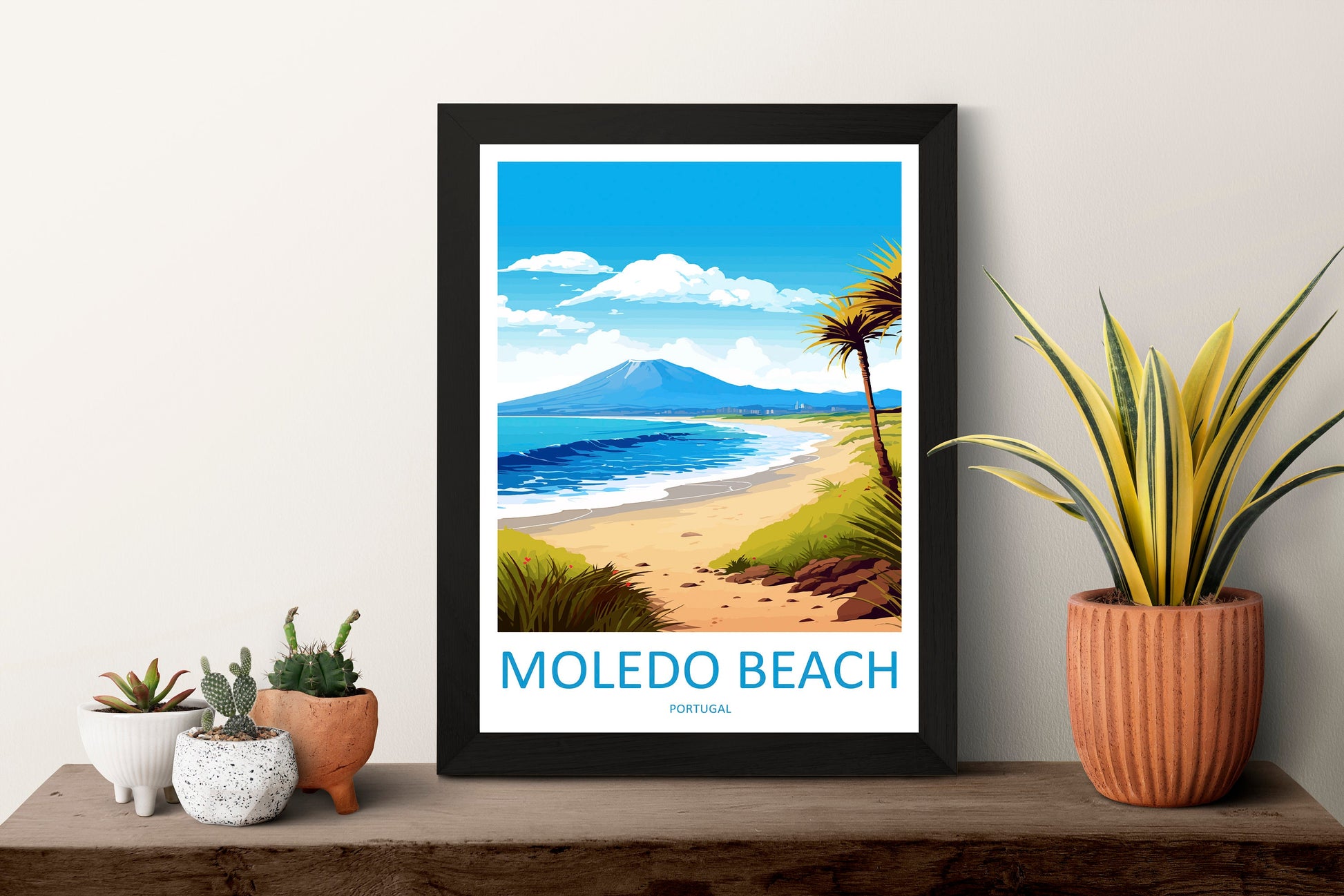 Moledo Beach Travel Print Wall Art Moledo Beach Wall Hanging Home Décor Moledo Beach Gift Art Lovers Portugal Art Lover Gift Moledo Beach