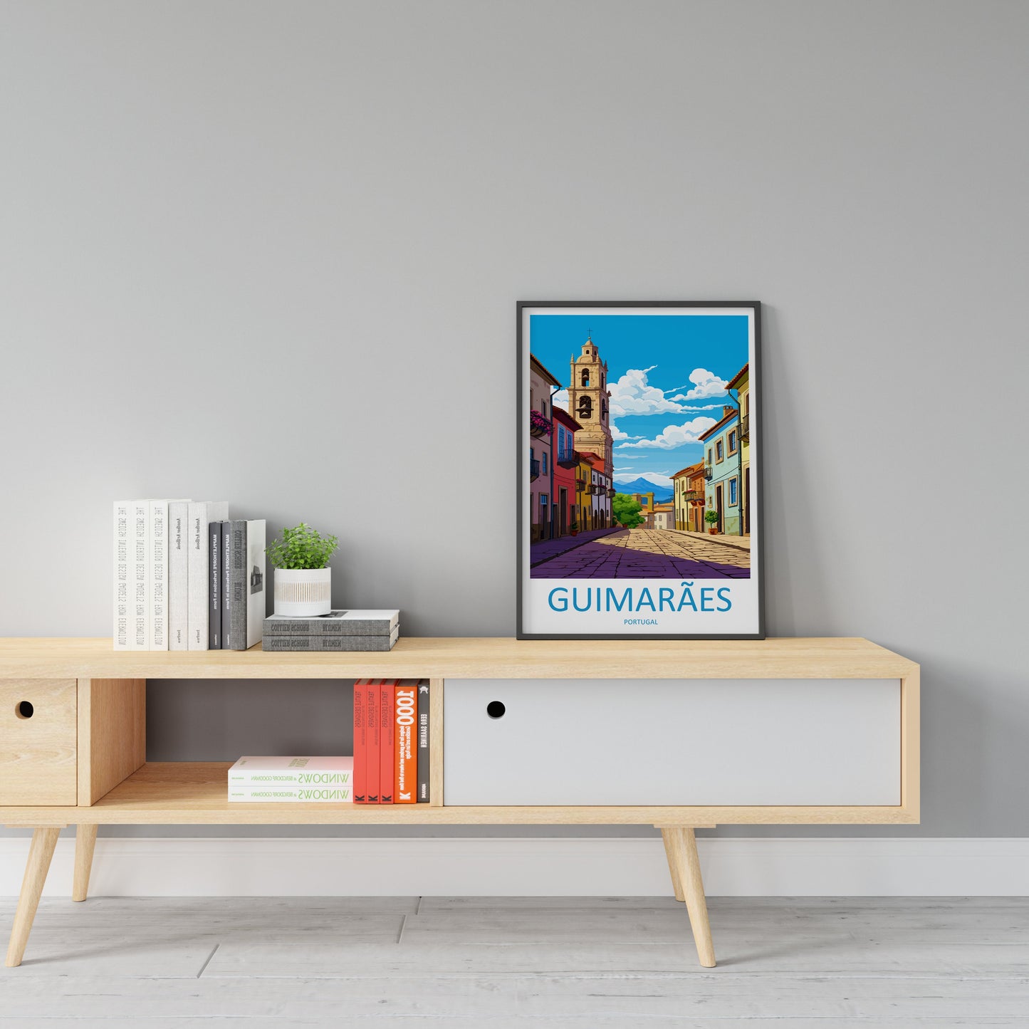 Guimarães Travel Print Wall Art Guimarães Wall Hanging Home Décor Guimarães Gift Art Lovers Portugal Art Lover Gift Guimarães Poster
