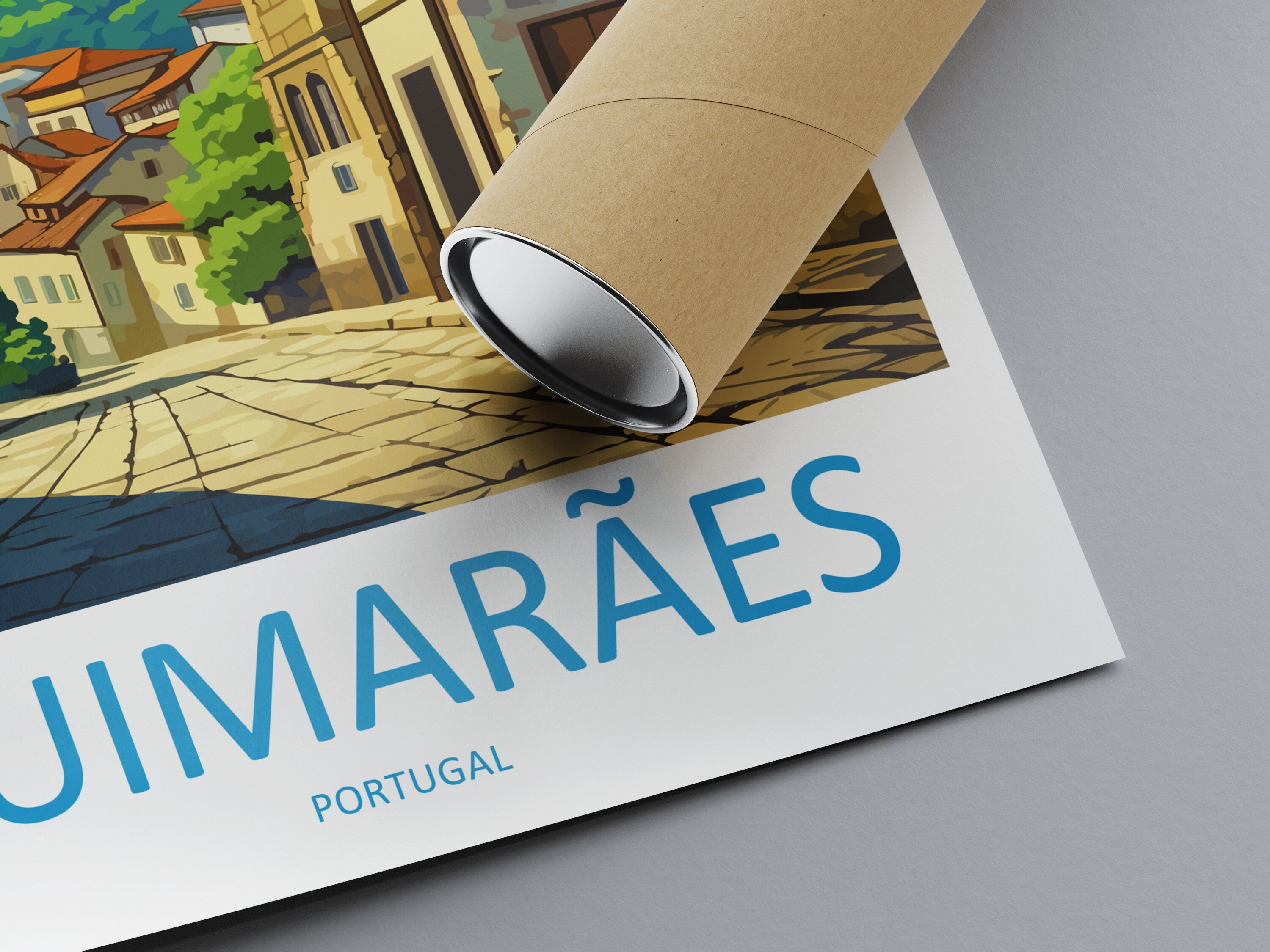 Guimarães Travel Print Wall Art Guimarães Wall Hanging Home Décor Guimarães Gift Art Lovers Portugal Art Lover Gift Guimarães Poster