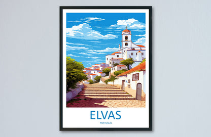 Elvas Travel Print Wall Art Elvas Wall Hanging Home Décor Elvas Gift Art Lovers Portugal Art Lover Gift Elvas Poster