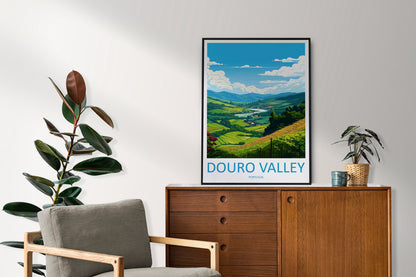 Douro Valley Travel Print Wall Art Douro Valley Wall Hanging Home Décor Douro Valley Gift Art Lovers Portugal Art Lover Gift Douro Valley