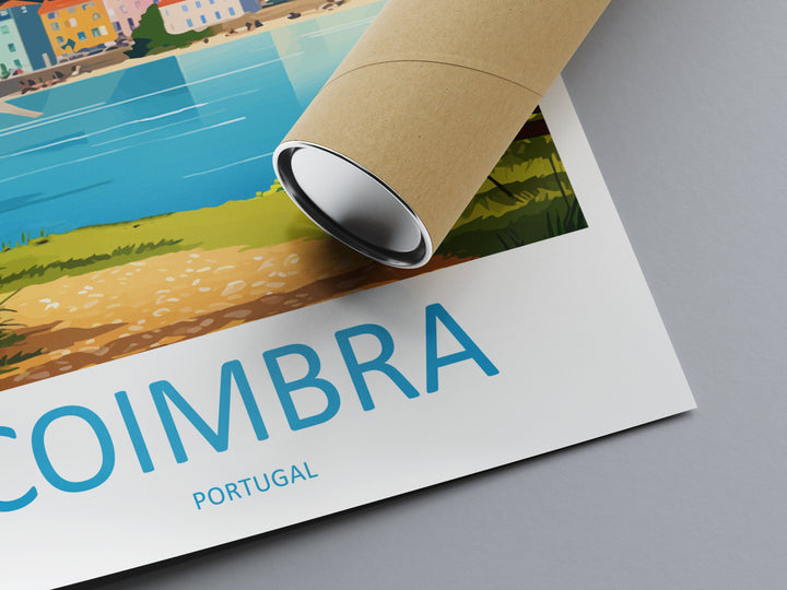 Coimbra Travel Print Wall Art Coimbra Wall Hanging Home Décor Coimbra Gift Art Lovers Portugal Art Lover Gift Coimbra