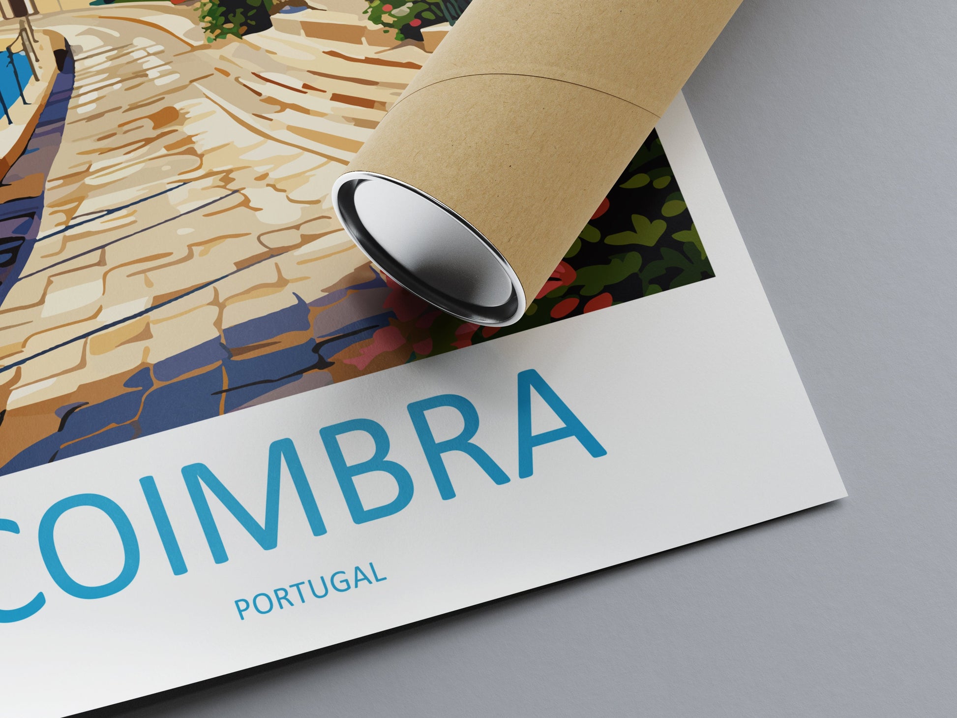 Coimbra Travel Print Wall Art Coimbra Wall Hanging Home Décor Coimbra Gift Art Lovers Portugal Art Lover Gift Coimbra
