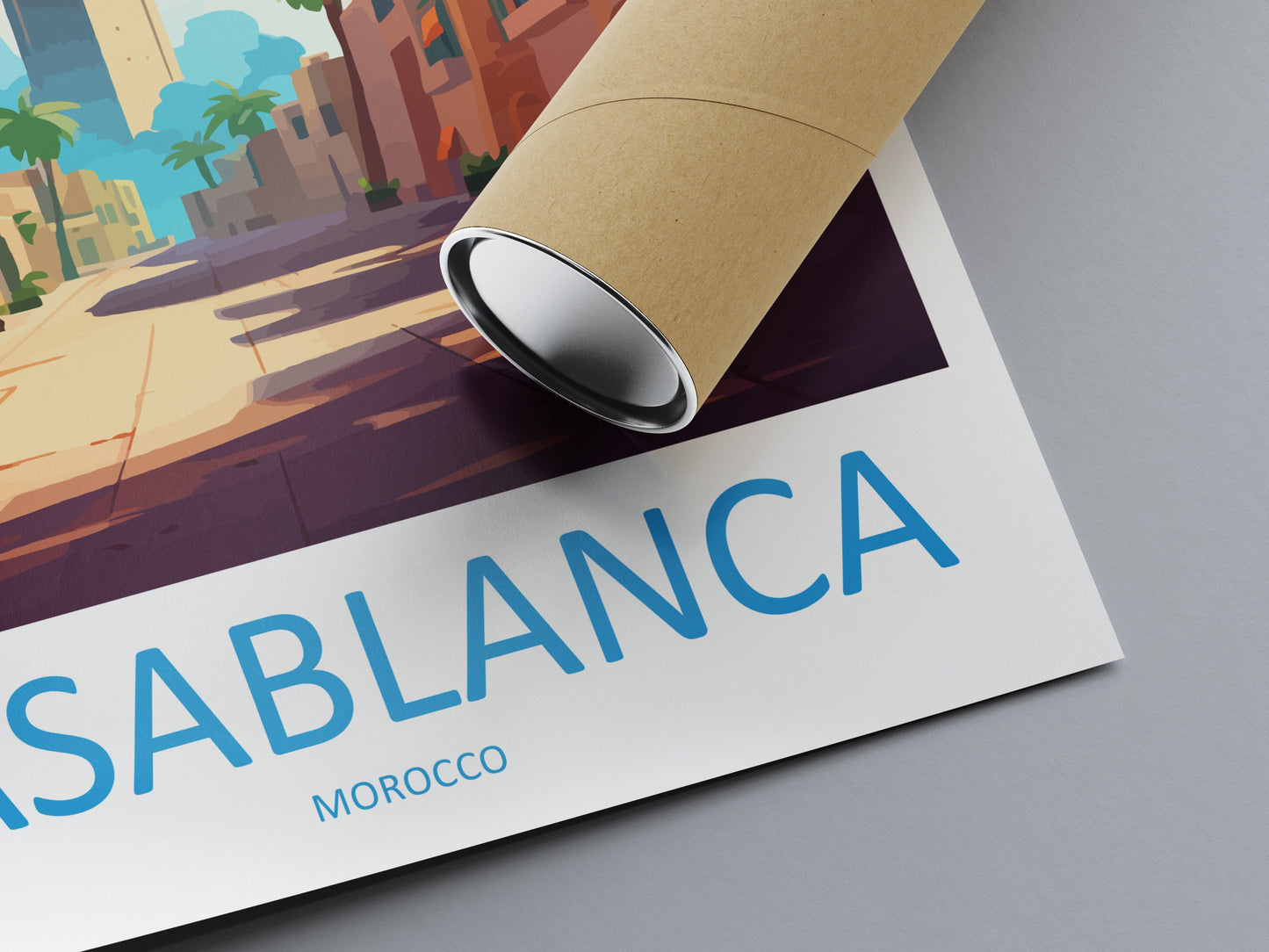 Casablanca Travel Print Wall Art Casablanca Wall Hanging Home Décor Casablanca Gift Art Lovers Morocco Art Lover Gift Wall Art Morocco Art