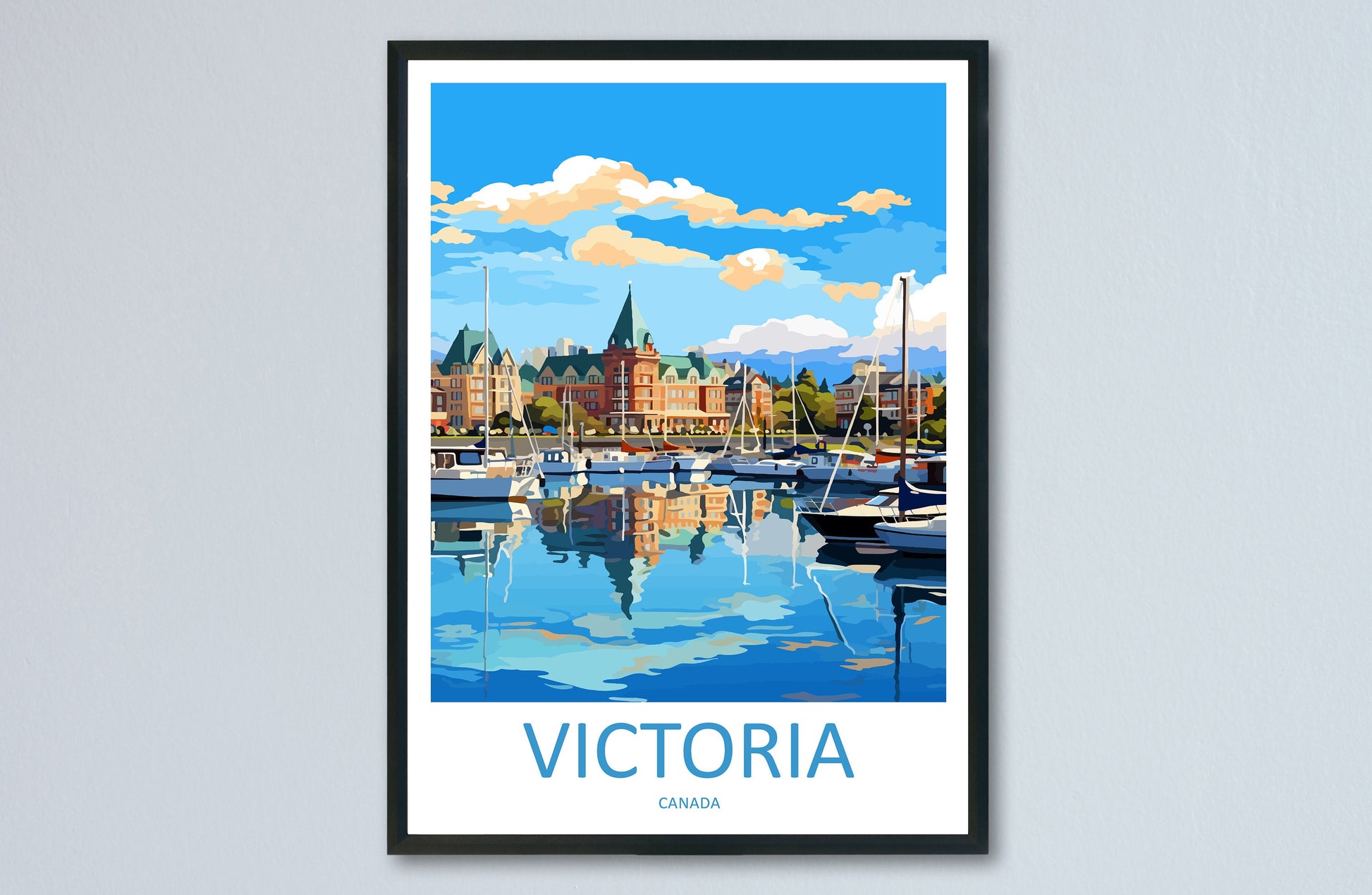 Victoria Travel Print Wall Art Victoria Wall Hanging Home Décor Victoria Gift Art Lovers Canada Art Lover Gift Victoria Gift