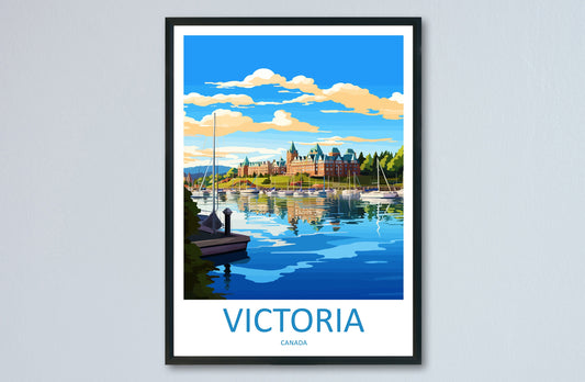 Victoria Travel Print Wall Art Victoria Wall Hanging Home Décor Victoria Gift Art Lovers Canada Art Lover Gift Victoria Gift