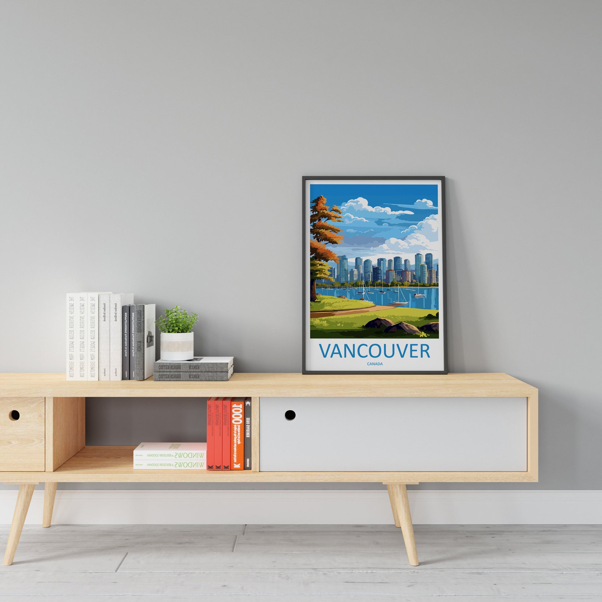 Vancouver Travel Print Wall Art Vancouver Wall Hanging Home Décor Vancouver Gift Art Lovers Canada Art Lover Gift Vancouver Gift