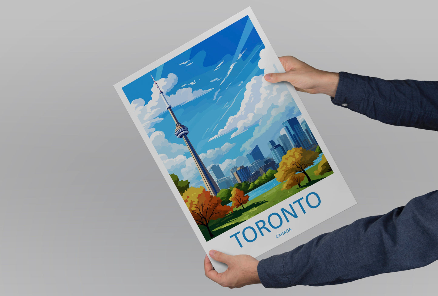 Toronto Travel Print Wall Art Toronto Wall Hanging Home Décor Toronto Gift Art Lovers Canada Art Lover Gift Toronto Gift