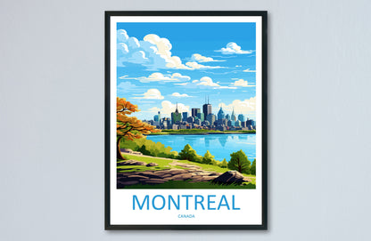 Montreal Travel Print Wall Art Montreal Wall Hanging Home Décor Montreal Gift Art Lovers Canada Art Lover Gift Montreal Wall Art