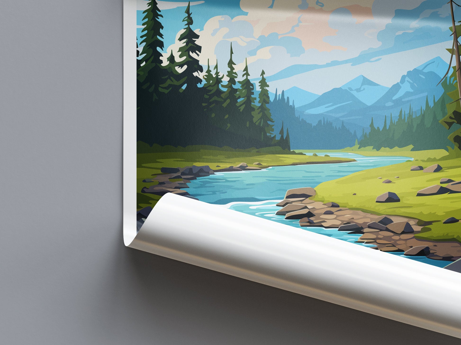 Jasper National Park Travel Print Wall Art Jasper National Park Wall Hanging Home Décor Jasper National Park Gift Art Lovers Canada Art Gift