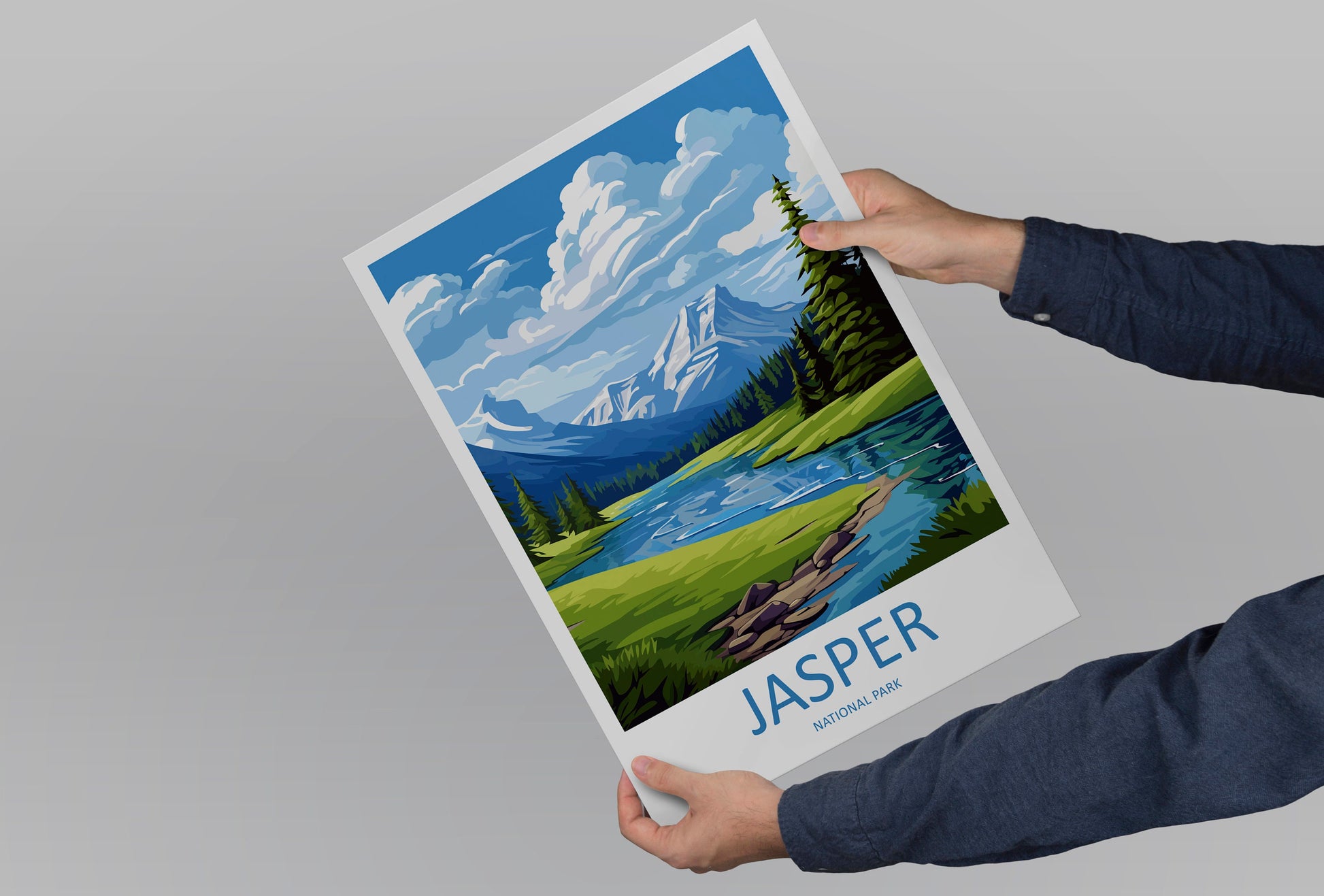 Jasper National Park Travel Print Wall Art Jasper National Park Wall Hanging Home Décor Jasper National Park Gift Art Lovers Canada Art Gift