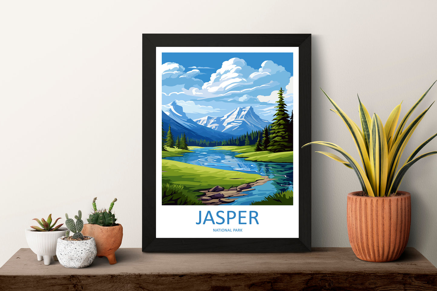 Jasper National Park Travel Print Wall Art Jasper National Park Wall Hanging Home Décor Jasper National Park Gift Art Lovers Canada Art Gift