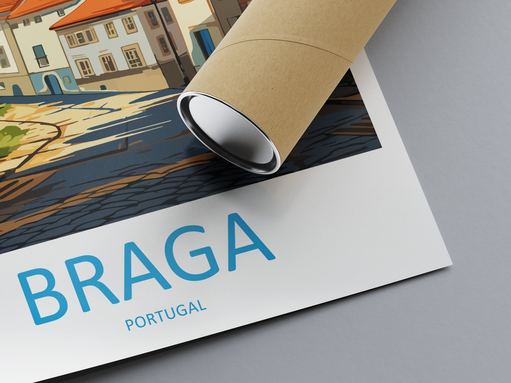 Braga Travel Print Wall Art Braga Wall Hanging Home Décor Braga Gift Art Lovers Portugal Art Lover Gift Braga Wall Art