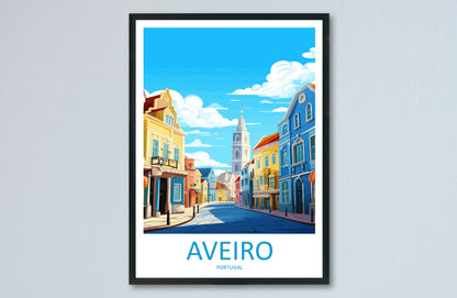 Aveiro Travel Print Wall Art Aveiro Wall Hanging Home Décor Aveiro Gift Art Lovers Portugal Art Lover Gift Aveiro Wall Art