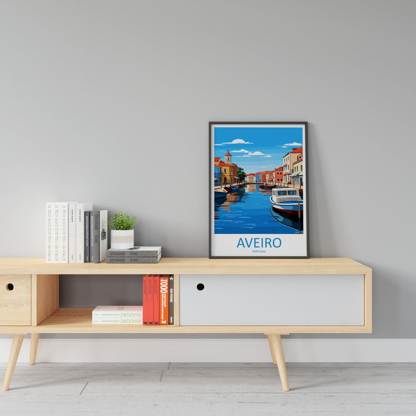 Aveiro Travel Print Wall Art Aveiro Wall Hanging Home Décor Aveiro Gift Art Lovers Portugal Art Lover Gift Aveiro Wall Art