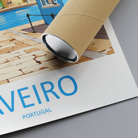 Aveiro Travel Print Wall Art Aveiro Wall Hanging Home Décor Aveiro Gift Art Lovers Portugal Art Lover Gift Aveiro Wall Art