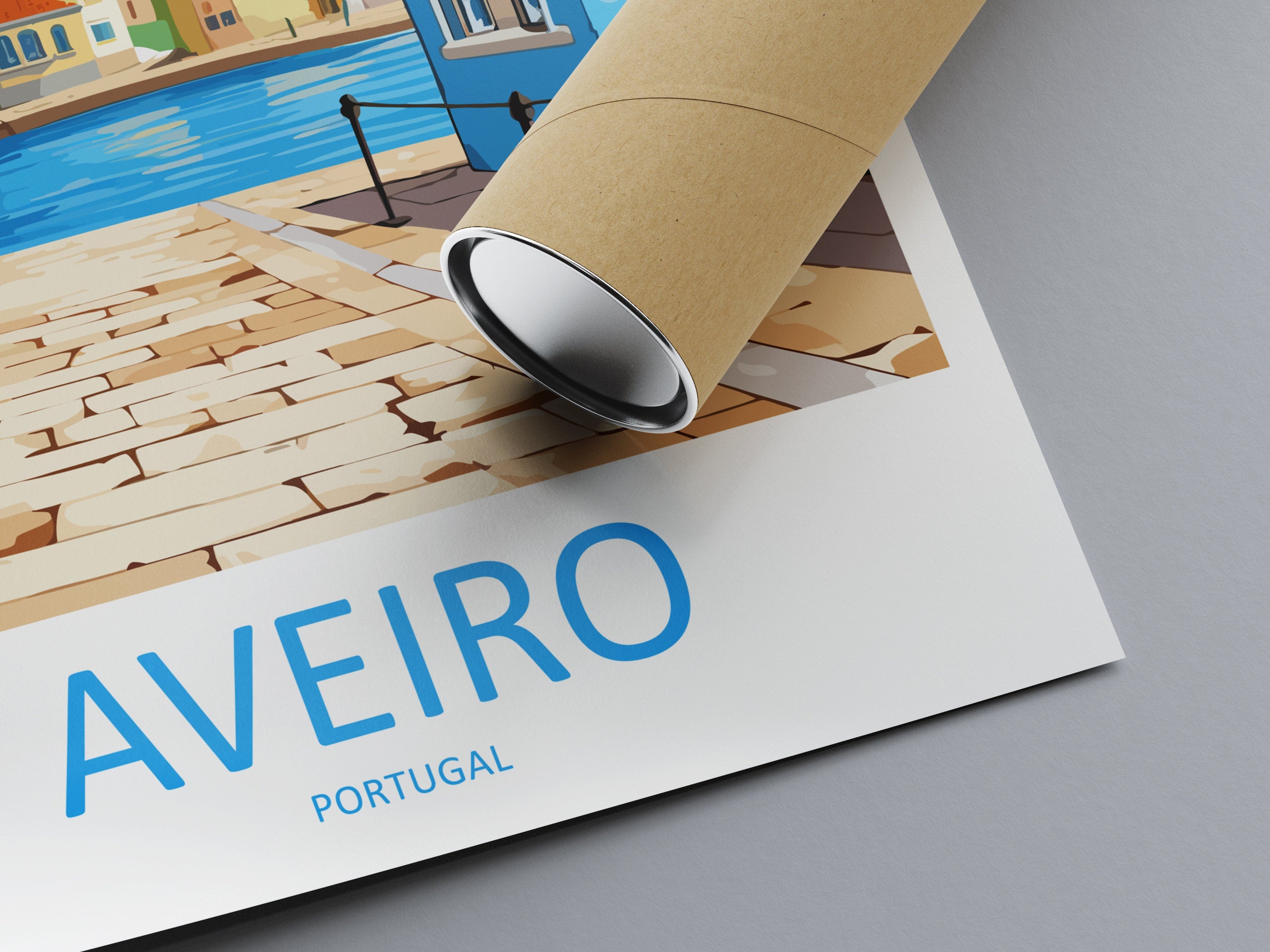 Aveiro Travel Print Wall Art Aveiro Wall Hanging Home Décor Aveiro Gift Art Lovers Portugal Art Lover Gift Aveiro Wall Art