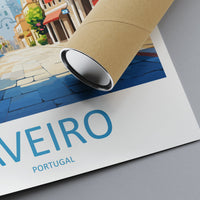 Aveiro Travel Print Wall Art Aveiro Wall Hanging Home Décor Aveiro Gift Art Lovers Portugal Art Lover Gift Aveiro Wall Art