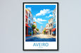 Aveiro Travel Print Wall Art Aveiro Wall Hanging Home Décor Aveiro Gift Art Lovers Portugal Art Lover Gift Aveiro Wall Art