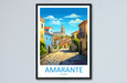 Amarante Travel Print Wall Art Amarante Wall Hanging Home Décor Amarante Gift Art Lovers Portugal Art Lover Gift Amarante Wall Art