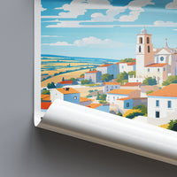 Alentejo Travel Print Wall Art Alentejo Wall Hanging Home Décor Alentejo Gift Art Lovers Portugal Art Lover Gift Alentejo Wall Art