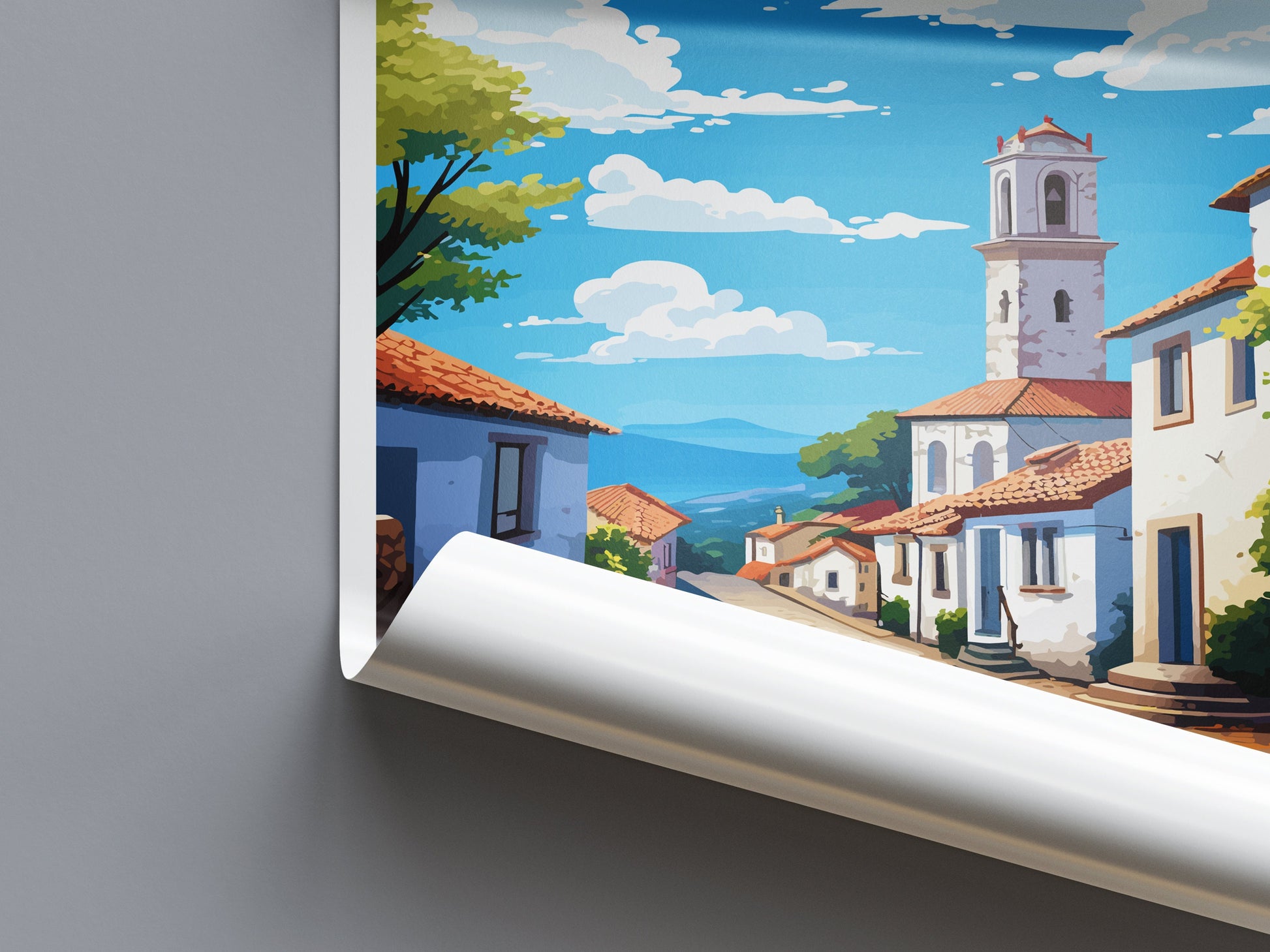 Bragança Travel Print Wall Art Bragança Wall Hanging Home Décor Bragança Gift Art Lovers Portugal Art Lover Gift Bragança Wall Art