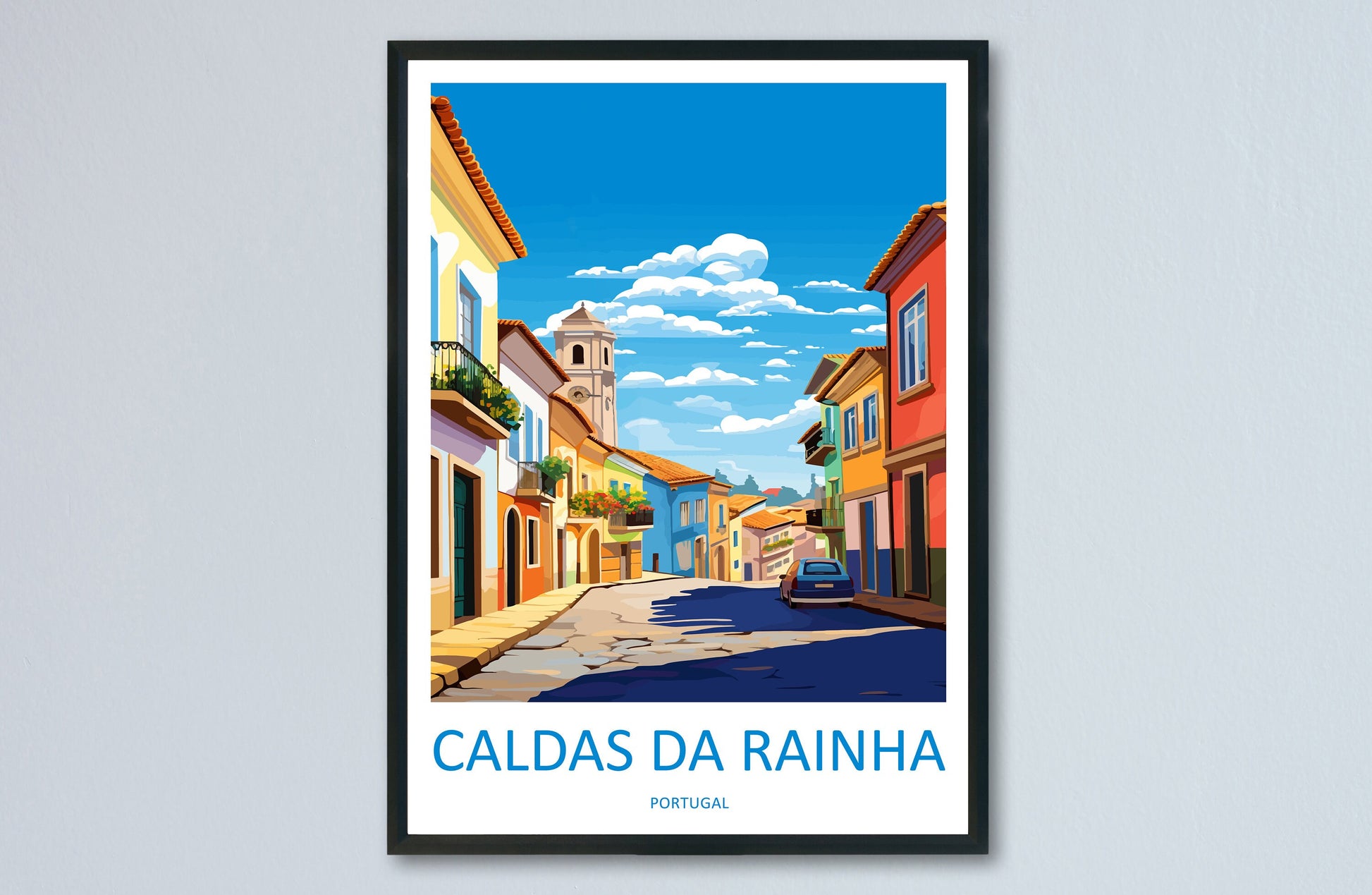 Caldas da Rainha Travel Print Wall Art Caldas da Rainha Wall Hanging Home Décor Caldas da Rainha Gift Art Lovers Portugal Art Lover Gift