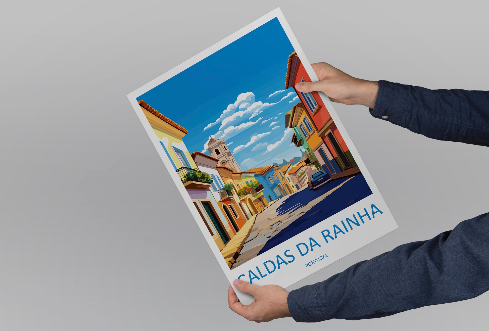 Caldas da Rainha Travel Print Wall Art Caldas da Rainha Wall Hanging Home Décor Caldas da Rainha Gift Art Lovers Portugal Art Lover Gift