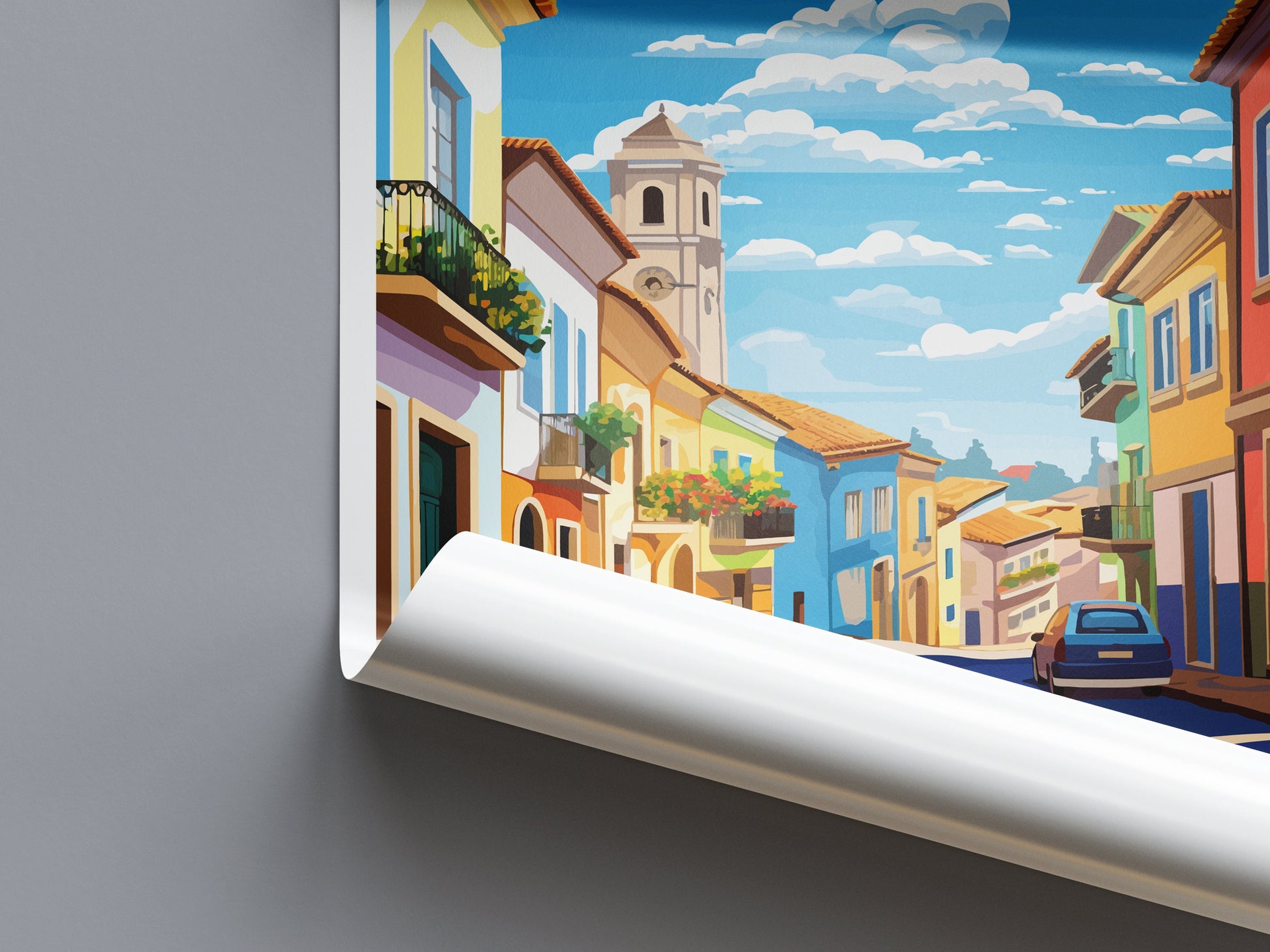 Caldas da Rainha Travel Print Wall Art Caldas da Rainha Wall Hanging Home Décor Caldas da Rainha Gift Art Lovers Portugal Art Lover Gift