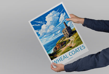 Wheal Coates Travel Print Wall Art Wheal Coates Wall Hanging Home Décor Wheal Coates Gift Art Lovers England Art Lover Gift Wheal Coates