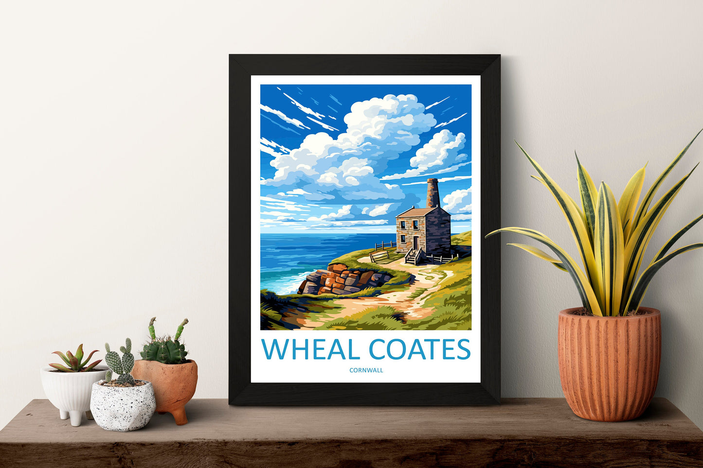 Wheal Coates Travel Print Wall Art Wheal Coates Wall Hanging Home Décor Wheal Coates Gift Art Lovers England Art Lover Gift Wheal Coates