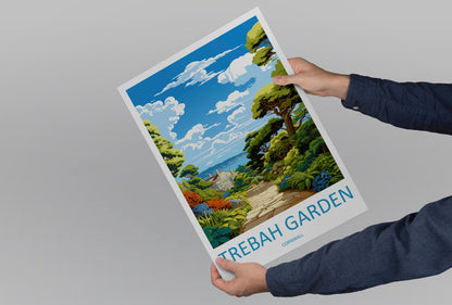 Trebah Gardens Travel Print Wall Art Trebah Gardens Wall Hanging Home Décor Trebah Gardens Gift Art Lovers Cornwall Art Lover Gift
