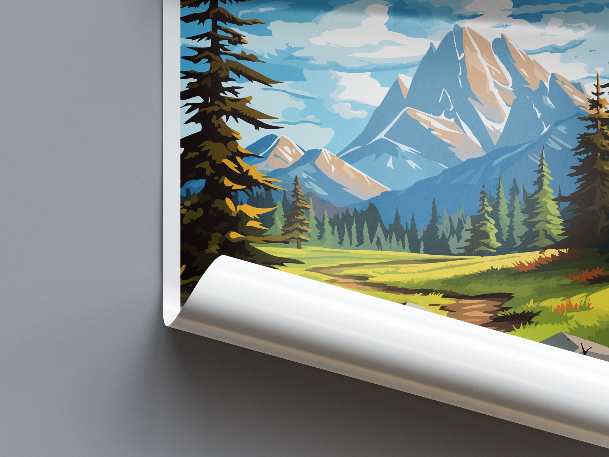 Banff National Park Travel Print Wall Art Banff Wall Hanging Home Décor Banff Gift Art Lovers Canada Art Lover Gift Banff Gift