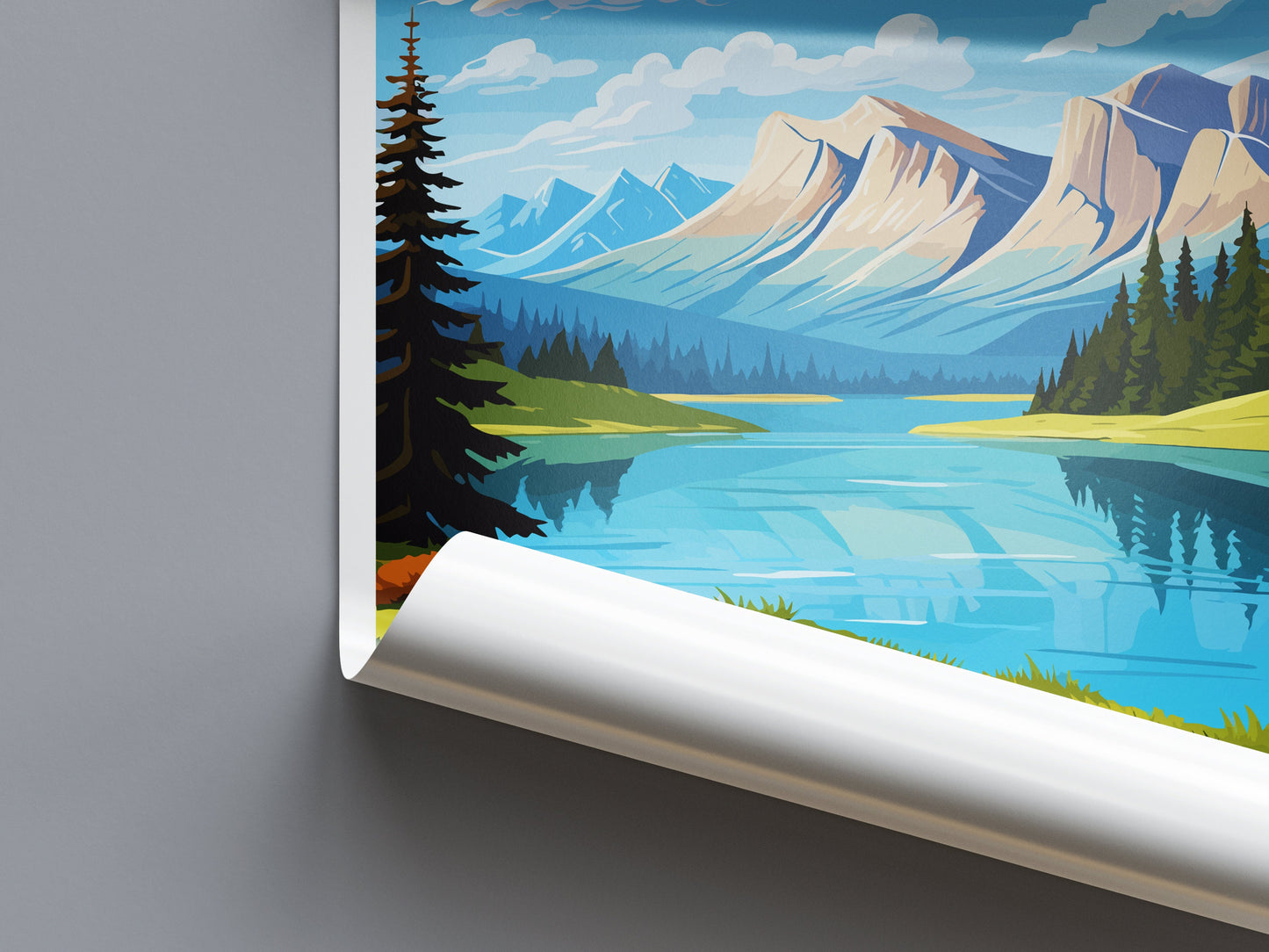 Banff National Park Travel Print Wall Art Banff Wall Hanging Home Décor Banff Gift Art Lovers Canada Art Lover Gift Banff Gift