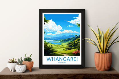 Whangarei Travel Print Wall Art Whangarei Wall Hanging Home Décor Whangarei Gift Art Lovers New Zealand Art Lover Gift Print Whangarei
